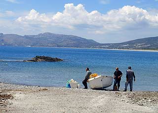 Haraki mit blick auf Lindos