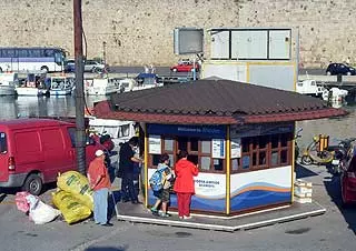 Ticketschalter der Dodekanisos Seaways in Rhodos