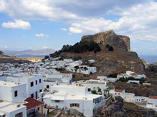 Lindos mit der Johanniterburg