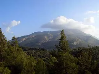 Der Berg Attavyros auf Rhodos